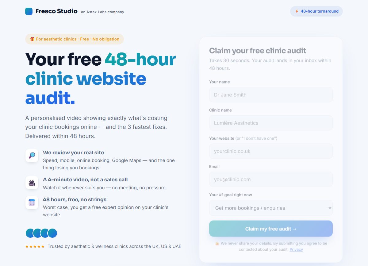 Audit funnel build